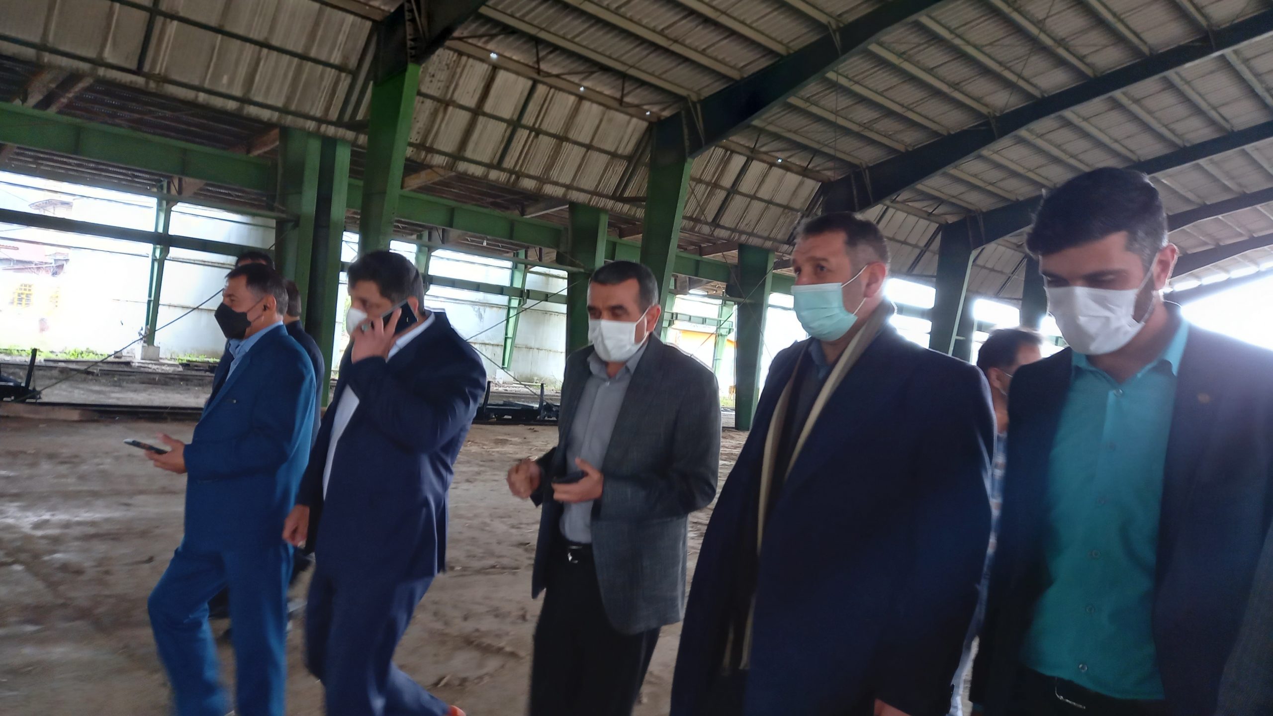 بازدید مرادیان از کارخانه اشباع تراورس سوادکوه شمالی