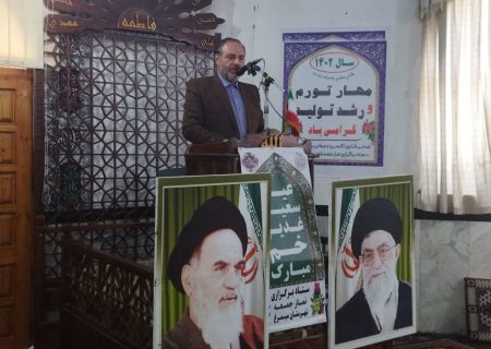 ارائه گزارش عملکرد شهرداری کیاکلا در سخنان پیش از خطبه نماز جمعه کیاکلا توسط شهردار